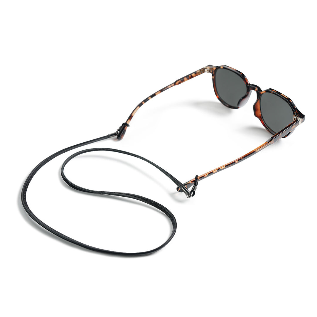 Stylish Leather Eyewear Retainer Bowlift
