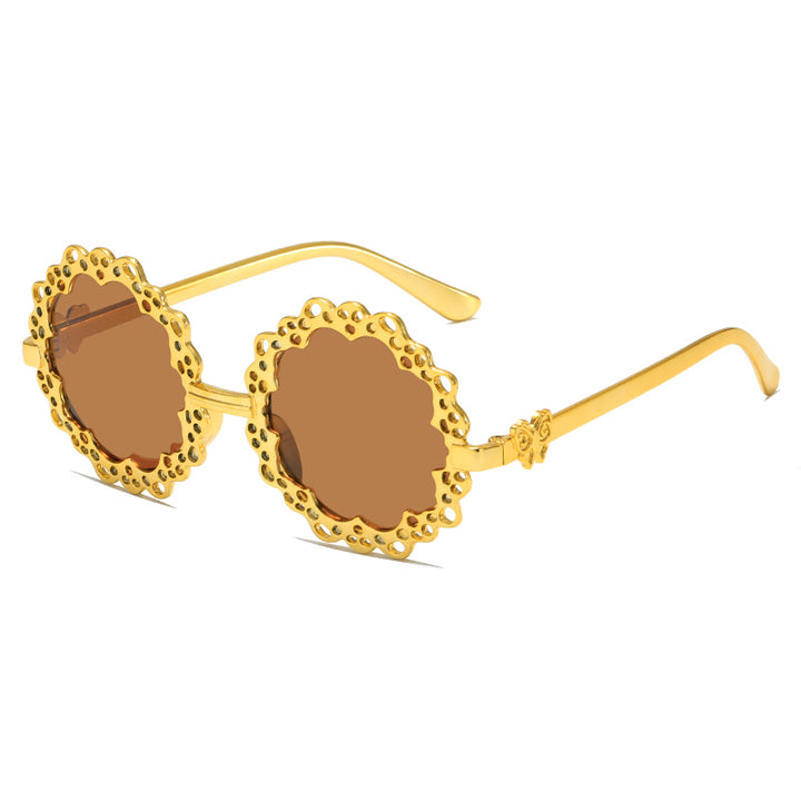Women's stylish sunglasses with flower-shaped frame Bowlift