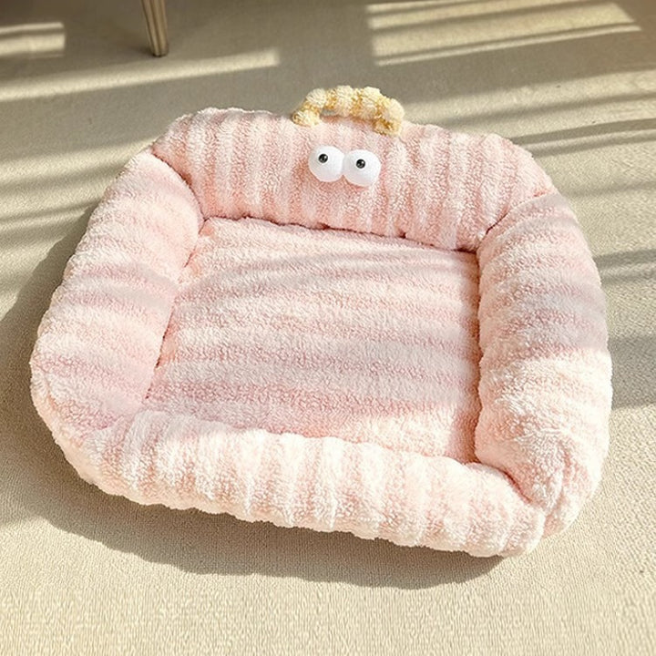 Cozy Striped  Cushion Bed  Dog Bed