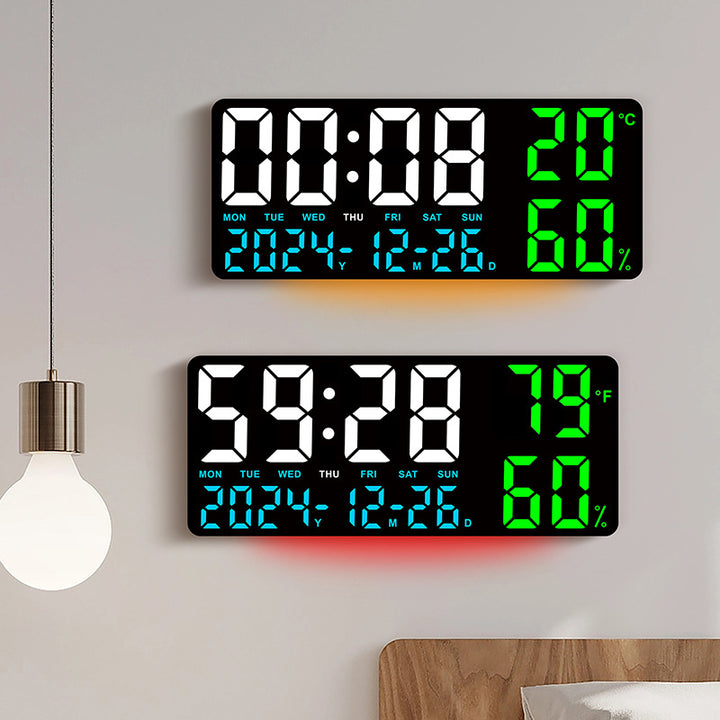 Digital multifunction alarm clock with large LED display Bowlift