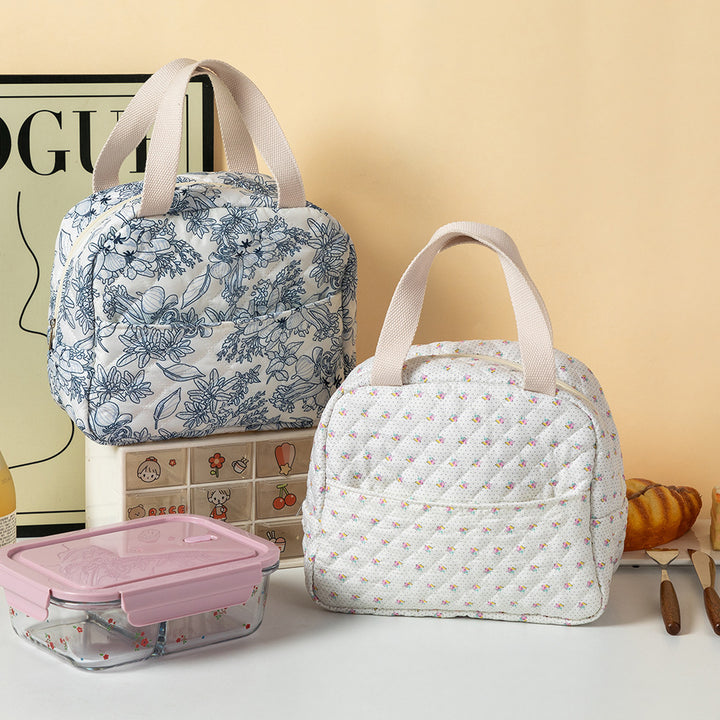 Floral Print Insulated Lunch Bag Bowlift