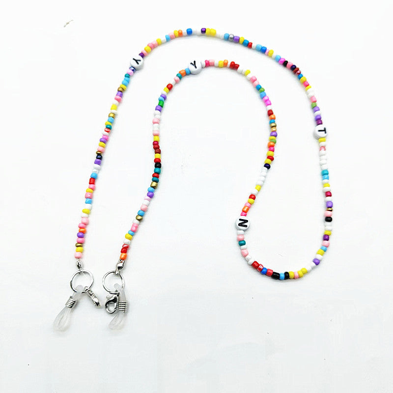 Colorful bead glasses chain Bowlift