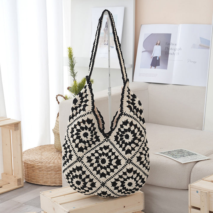 Handmade Crochet Shopper Bag Bowlift