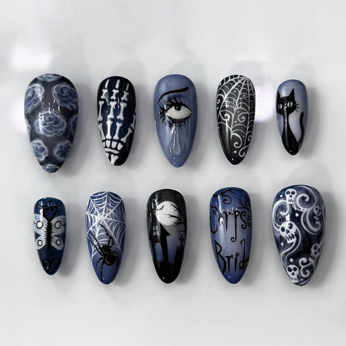 Artificial nail set with creative designs Bowlift