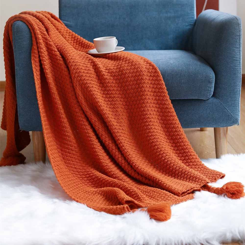 Plush Woven Decorative Throw Blanket Bowlift