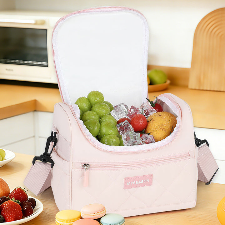 Quilted Insulated Lunch Cooler