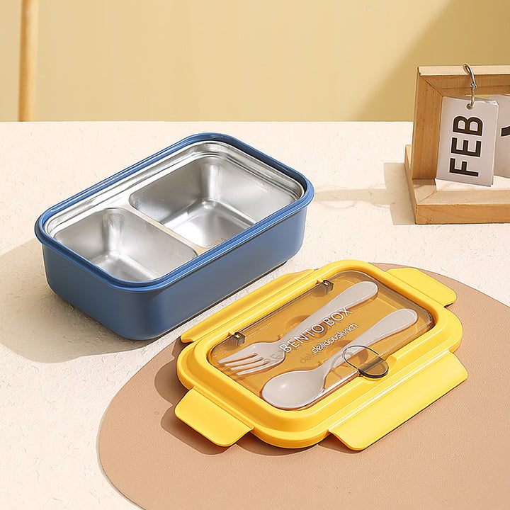 Leakproof Compartmentalized Kids Bento Lunchbox with Removable Round Soup Bowl and Utensil Storage Bowlift