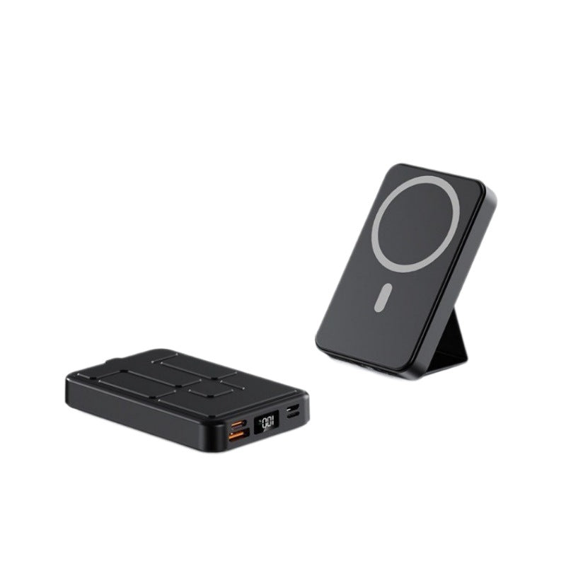 Portable Magsafe Powerbank with Integrated Stand and Digital Display Bowlift