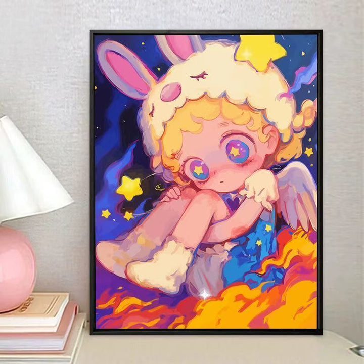 Whimsical Fantasy Character Canvas Art Print Bowlift