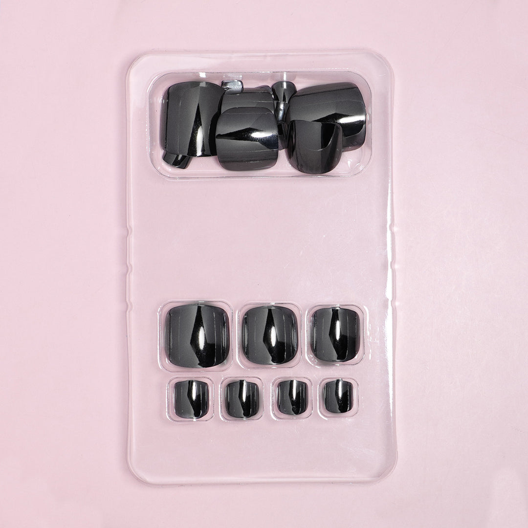 Premium Glossy Square Press-On Nails Bowlift
