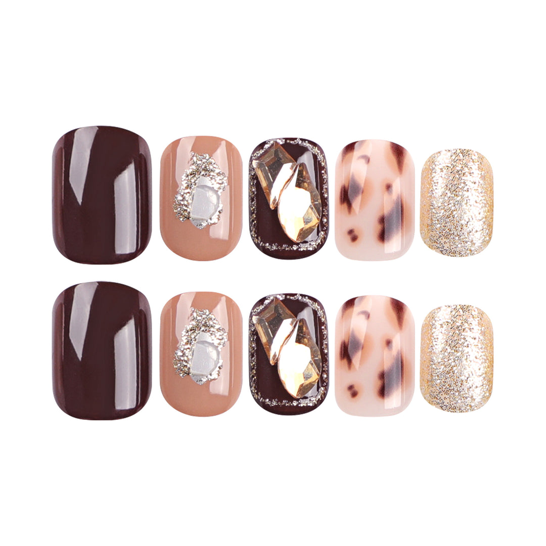 Artful Nail Art with Bow and Heart Design Bowlift