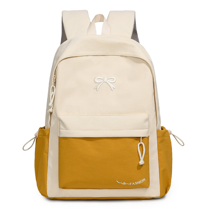 Fashionable backpack with practical outer pockets Bowlift