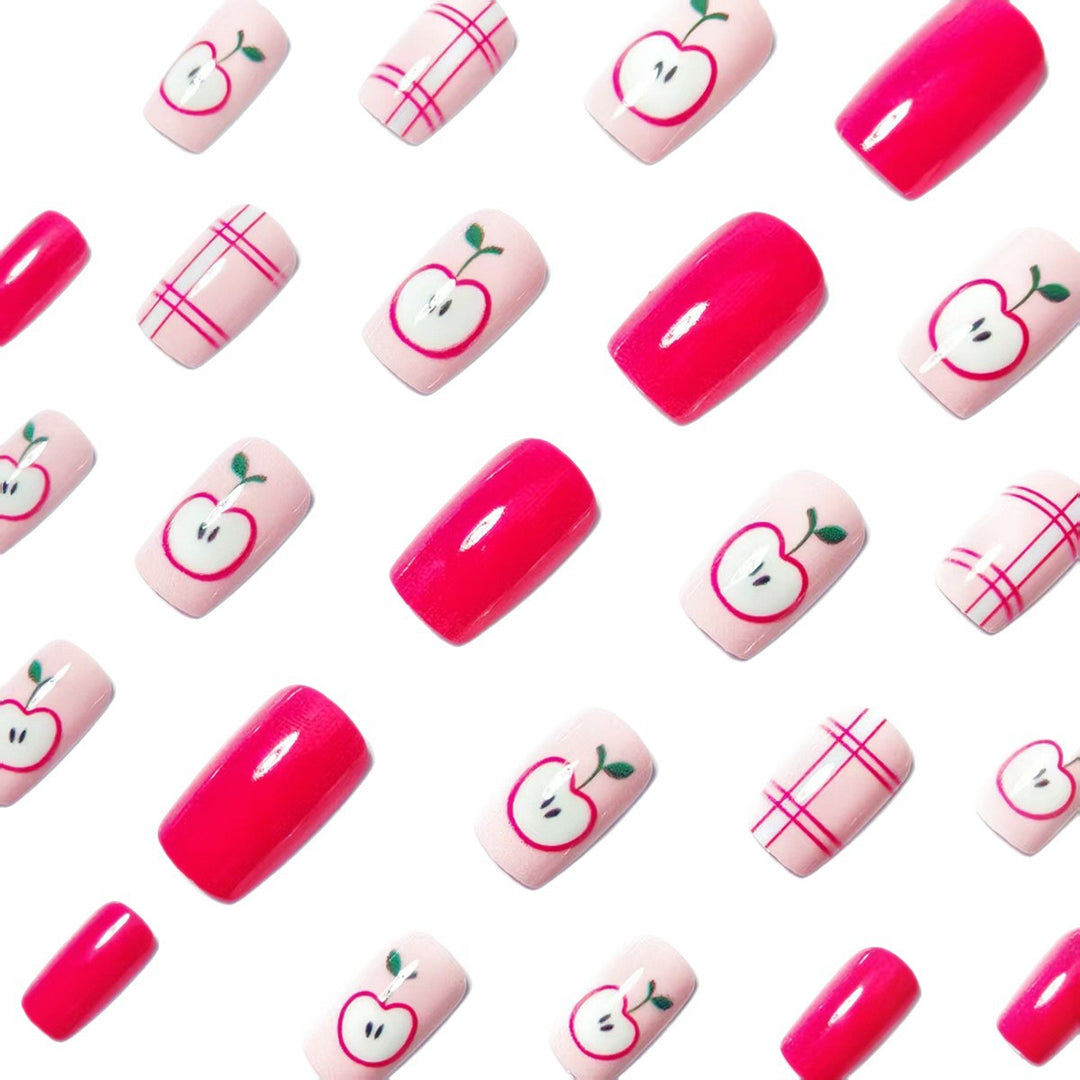 Creative Apple-Themed Nail Art Bowlift 1788155498