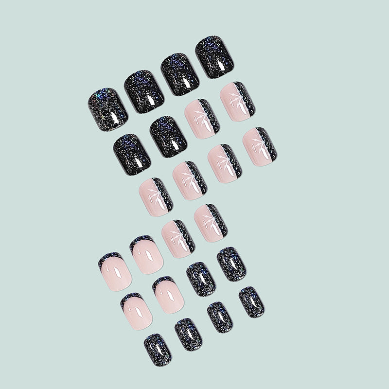 Glamorous nail art with festive accents Bowlift