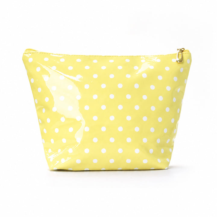 Water-repellent cosmetic bag with polka dot design Bowlift