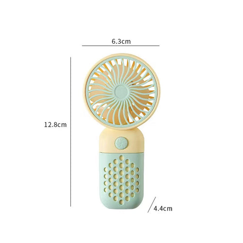Ladies Portable Handheld Fan with Spray Function Bowlift