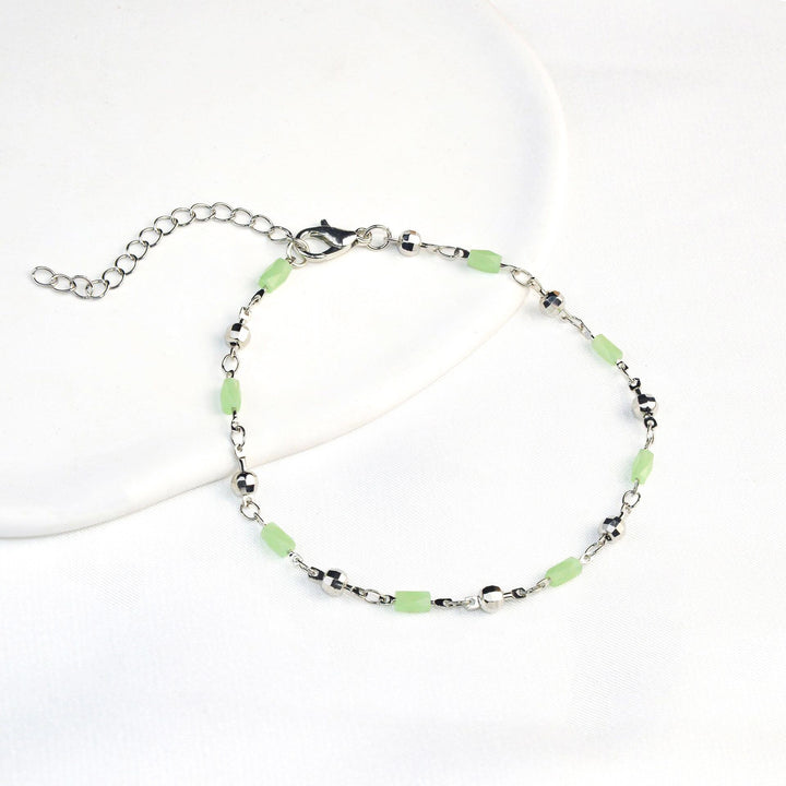 Beaded Charm Anklet Bowlift
