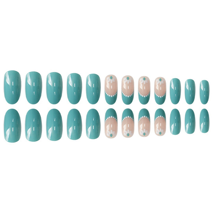 Elegant Floral Accent Nail Art Set Bowlift