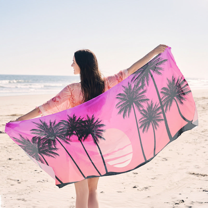 light beach towel with creative jellyfish design Bowlift