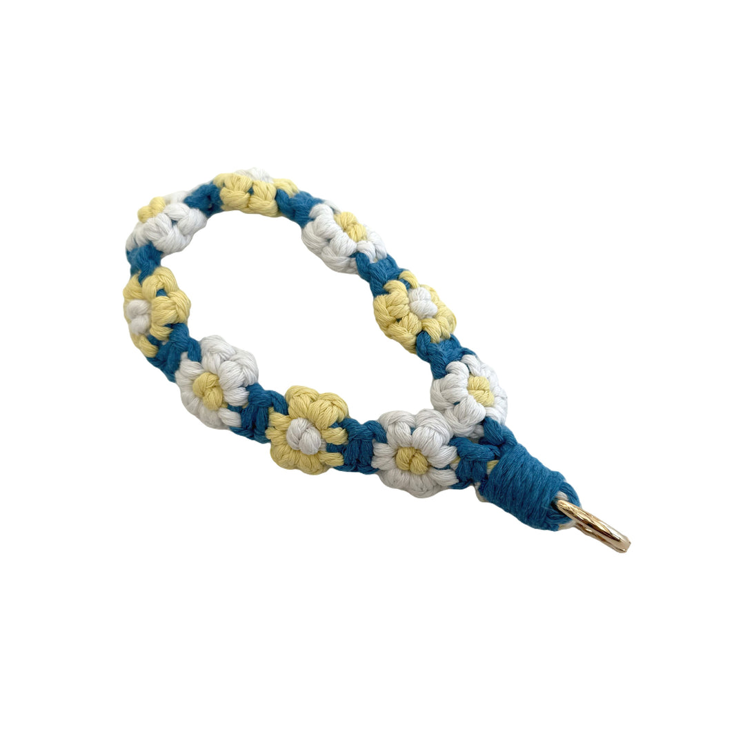Floral Macrame Keychain Holder Bowlift