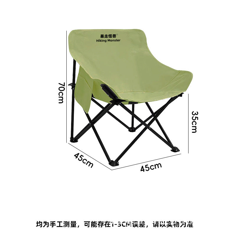 Comfortable camping chair with foldable design Bowlift