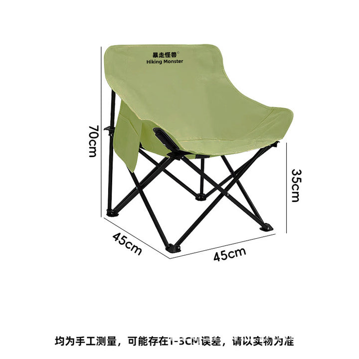 Comfortable camping chair with foldable design Bowlift