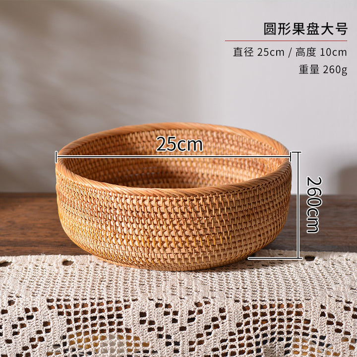 Ladies' beef decoration basket made of natural material Bowlift