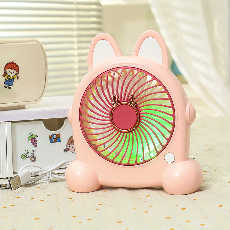Women's Portable Mini Fan in Creative Animal Design Bowlift