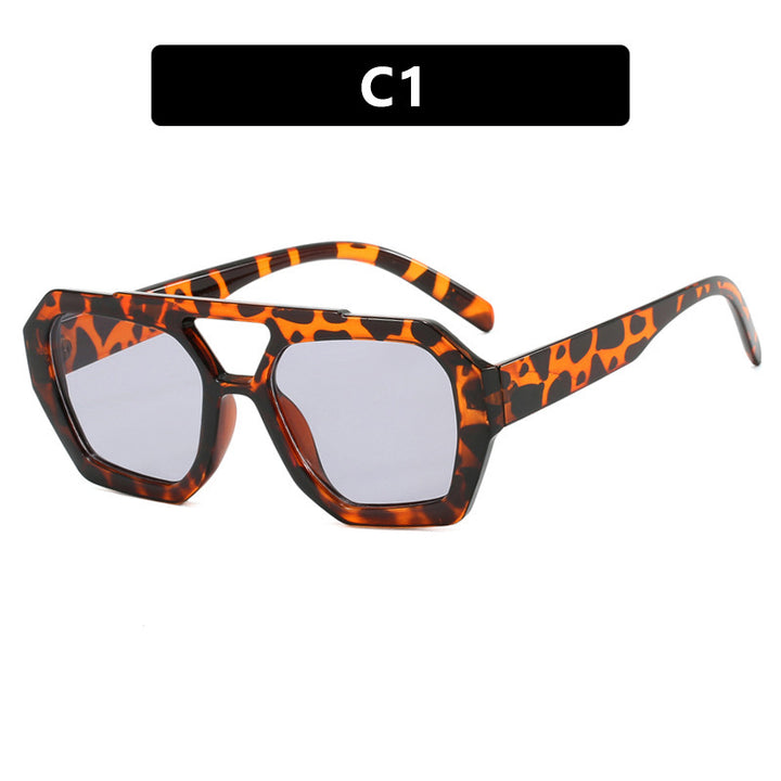 Women's oversized sunglasses in striking, octagonal design Bowlift