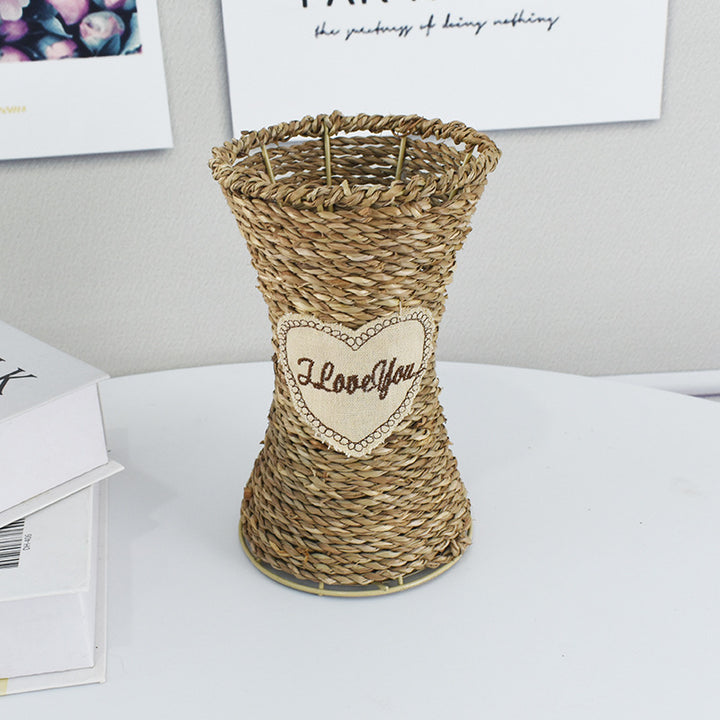 Handcrafted Natural Woven Storage Basket Bowlift