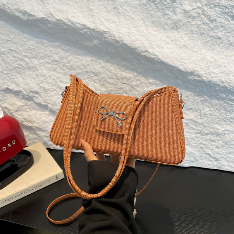 Chic Textured Mini Crossbody Bag Bowlift