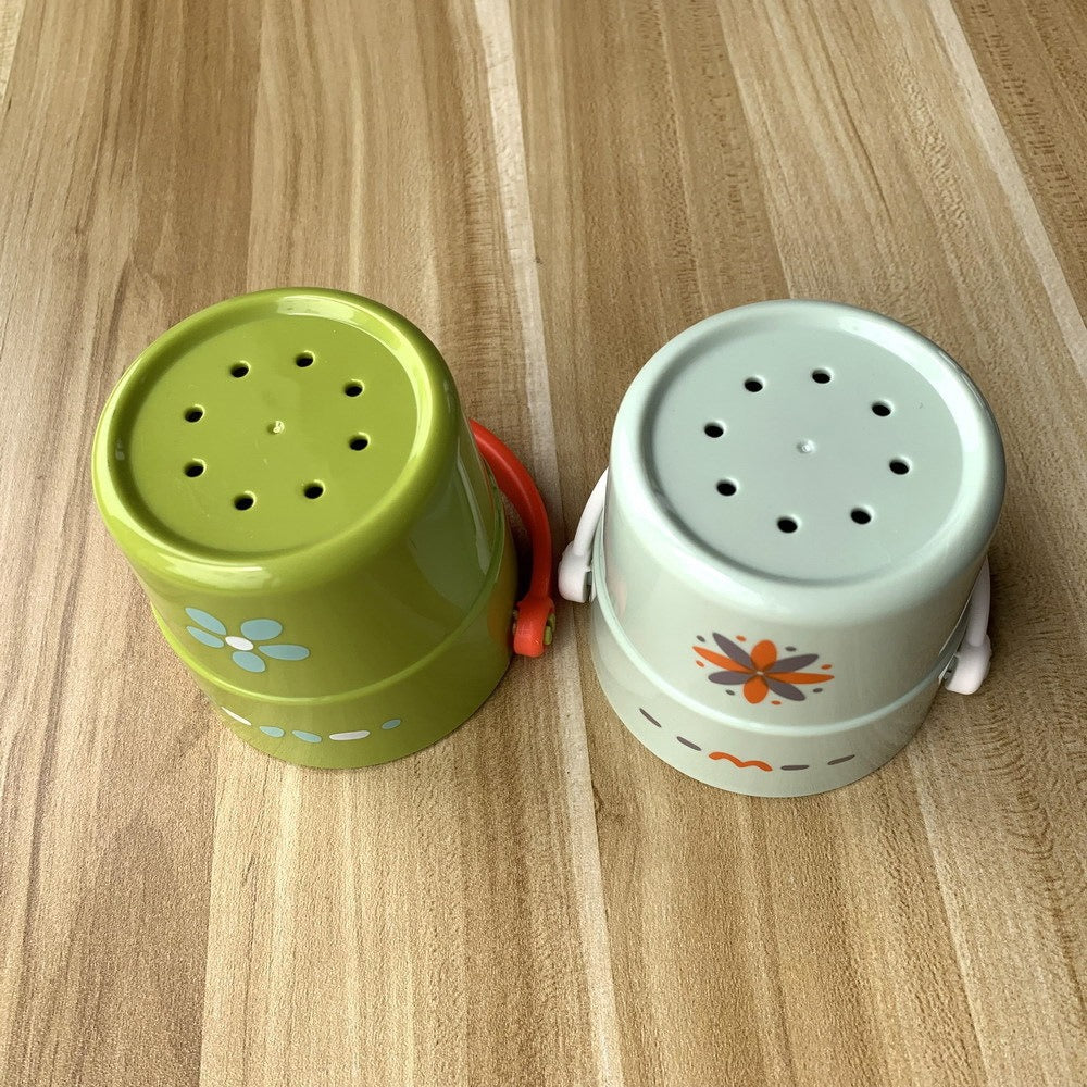 Unisex colorful storage bucket with ergonomic handle Bowlift