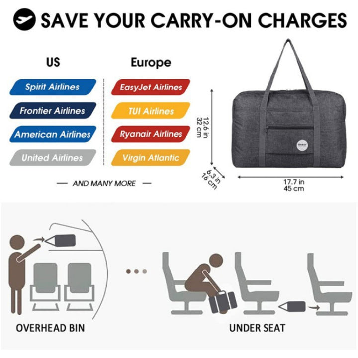 Spacious Travel Duffle Bag Bowlift