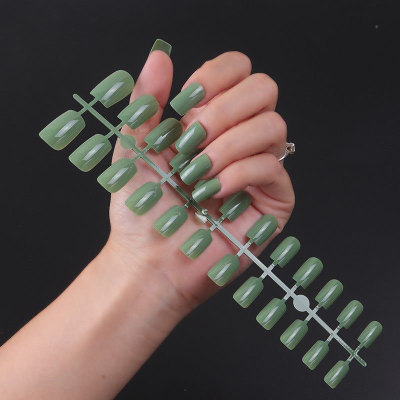 Natural Glossy Press-On Nail Tips Bowlift