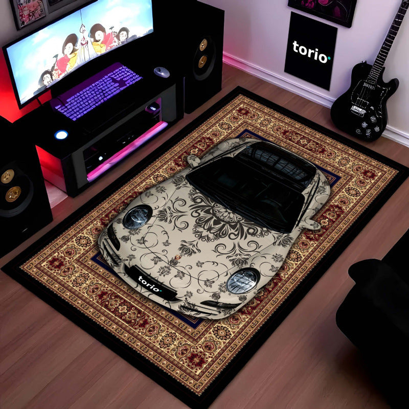 Artistic Floral Printed Area Rug