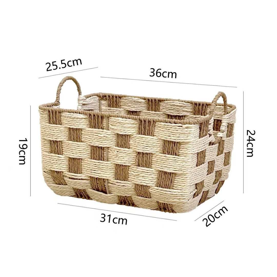 Natural Fiber Storage Basket Bowlift