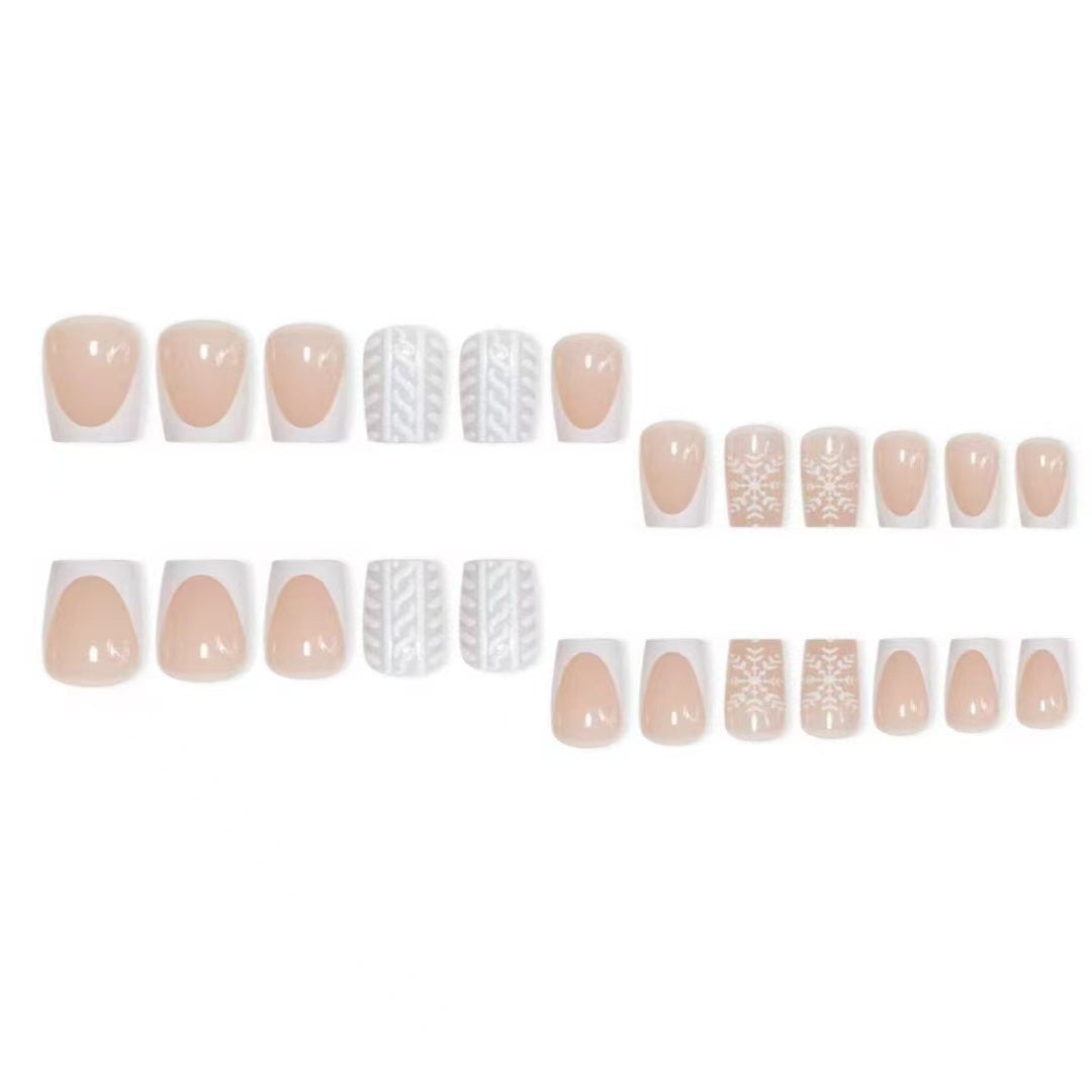 Winter-Themed Nail Art Design Bowlift