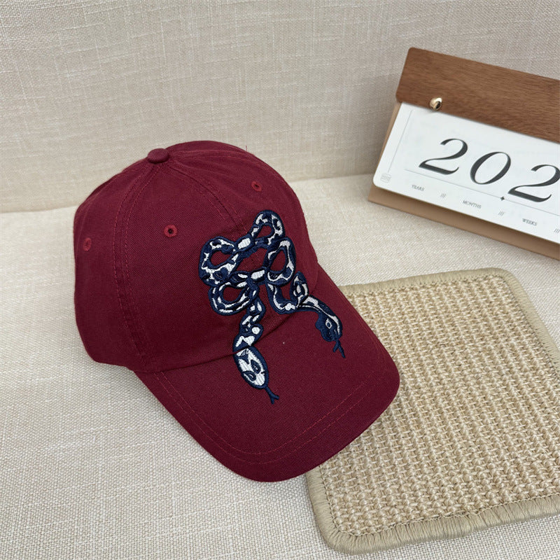Women's Embroidered Graphic Baseball Cap Bowlift