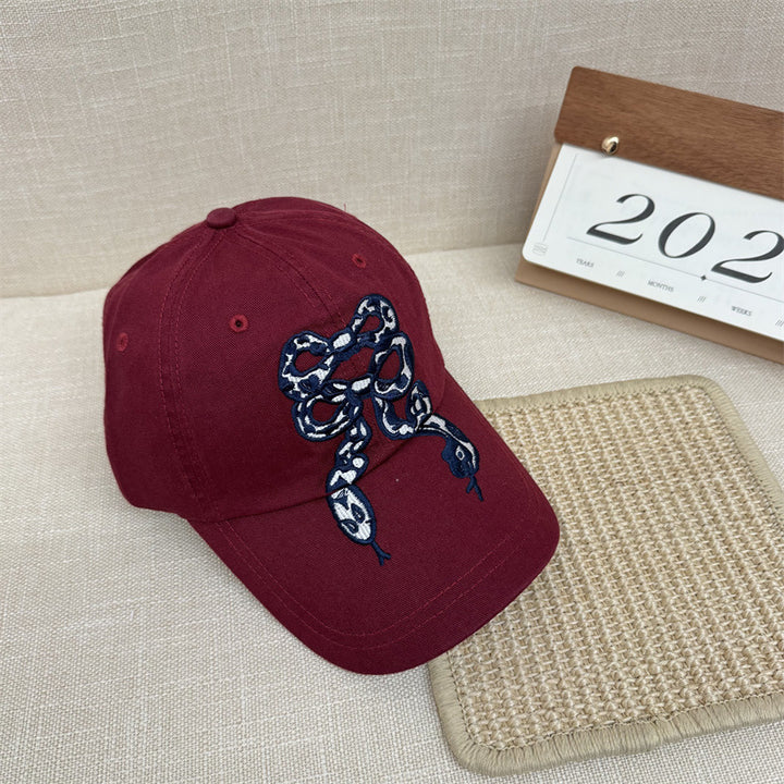 Women's Embroidered Graphic Baseball Cap Bowlift