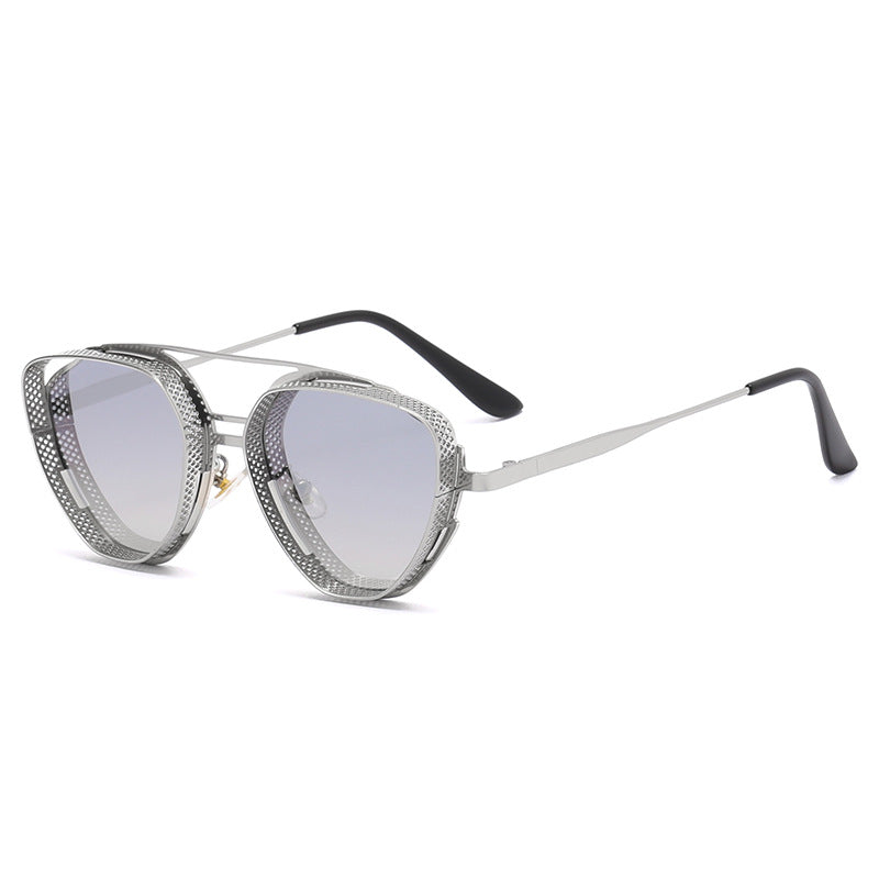Ladies extravagant sunglasses in modern polygon design Bowlift