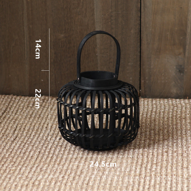 Elegant lantern made of braided material Bowlift