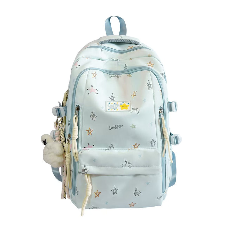 Star-Patterned Multi-Function Backpack Bowlift