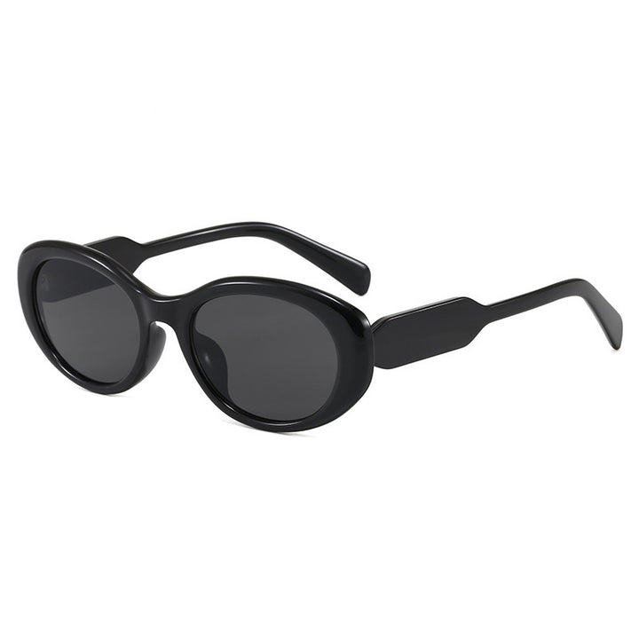 Ultra-Modern Oval Frame Sunglasses Bowlift
