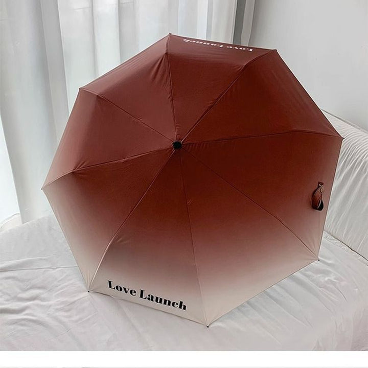 Women's Automatic Umbrella with Elegant Gradient Bowlift