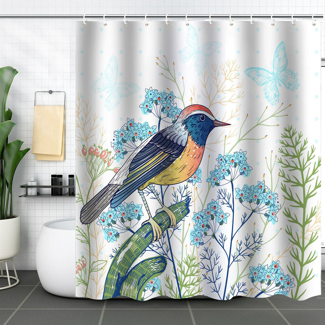 Nature-Inspired Shower Curtain Bowlift