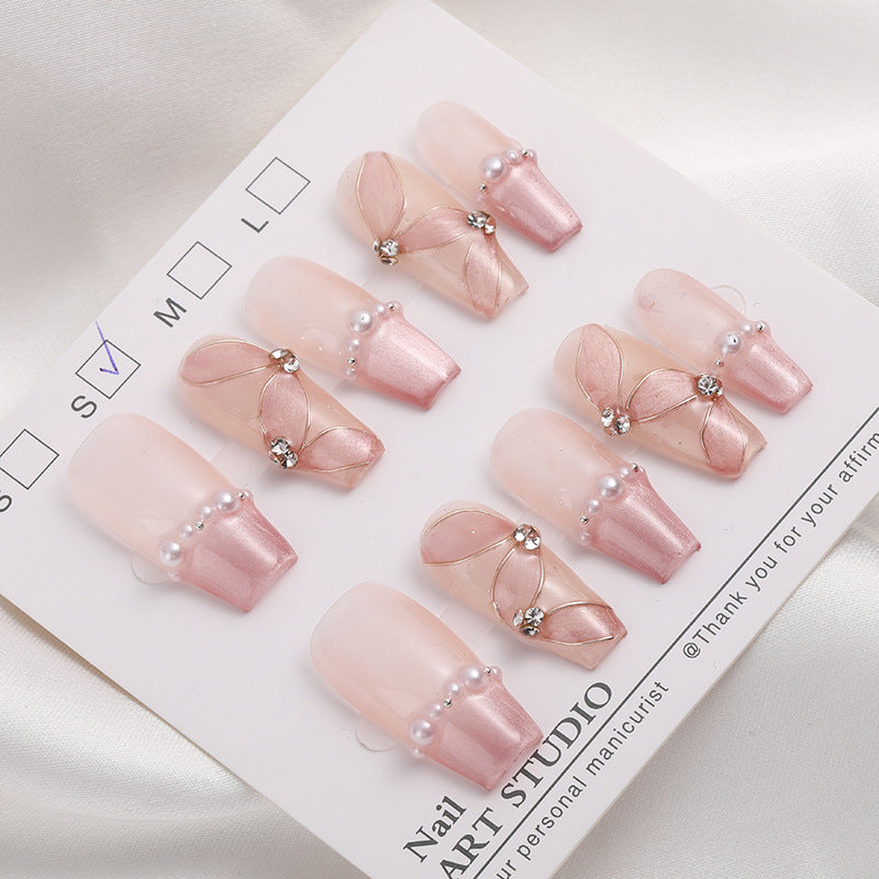 Decorative Press-On Nail Art Bowlift