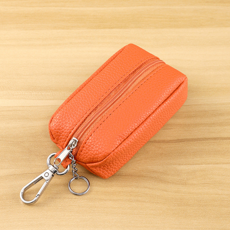 Compact Multifunctional Zippered Coin Pouch