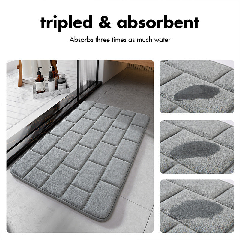 Soft Absorbent Bath Mat Bowlift