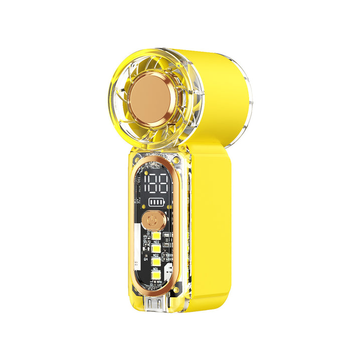 Ladies portable high-performance fan with LED display Bowlift