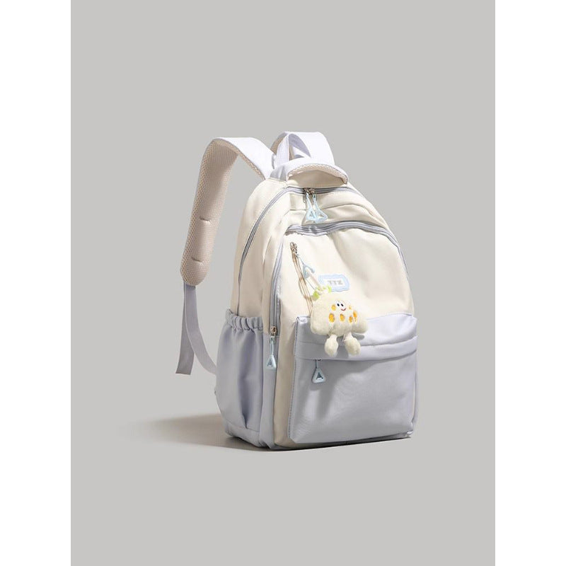 Playful Textured School Backpack Bowlift